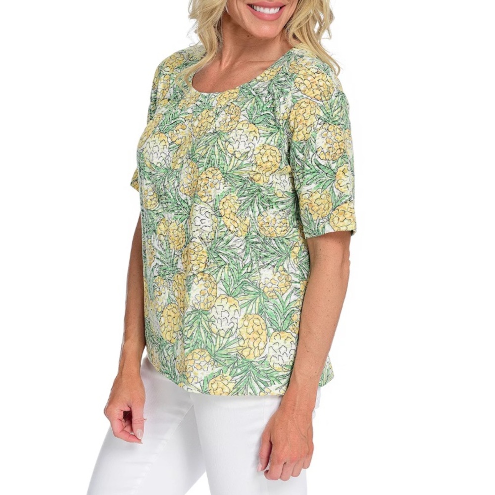 Women’s Christopher & Banks Pineapple Top